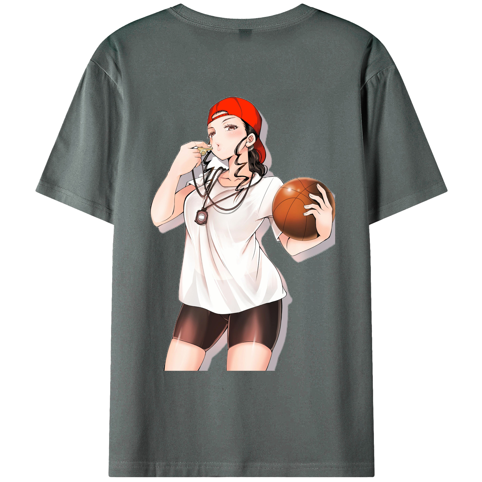 （画像用） SLAM DUNK／スラムダンク 綿100％ メンズ半袖Tシャツ（バックプリント） 通気性